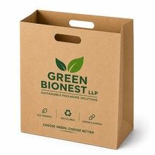 White Kraft V Bottom Paper Bag